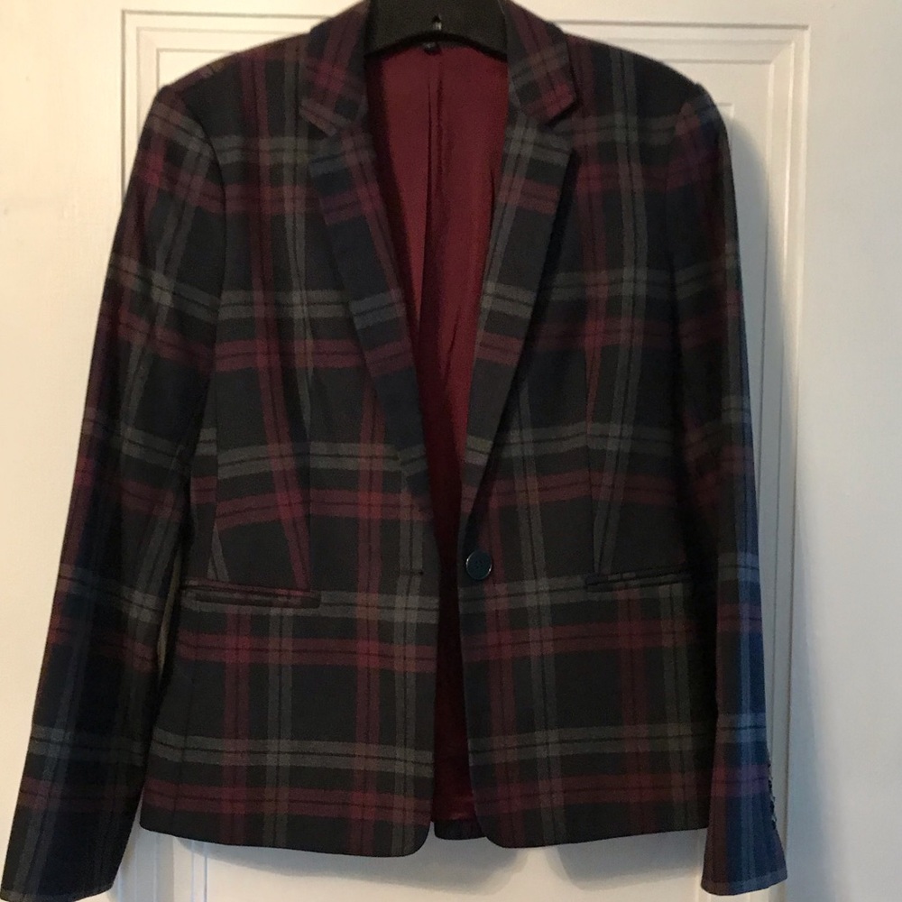 Plaid blazer